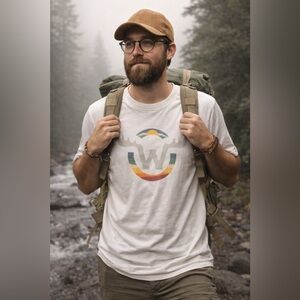 Moosejaw Graphic T-Shirt Men’s Large Organic Cotton Recycled Blend USA Made